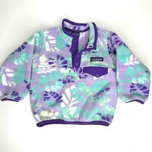 Kids 12-18 months Patagonia fleece jacket Tropical